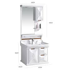 Home now has six beautiful bathrooms. Brizzio 1920s Modern White Bathroom Cabinet With Mirror And Basin