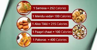 A potato's calorie count of course will depend slightly on the variety and size of your potato. Calories In Your Favourite Snacks Samosa Chivda Pakora