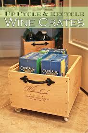 Quintessa winery napa wine crate holds 6 btt size 5x22x15. Wine Crates Up Cycle Recycle With Wheels Frugelegance