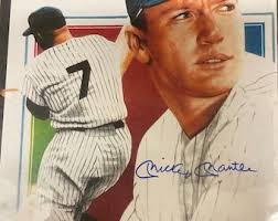 Mickey Mantle Mystery Pack Custom Art Card