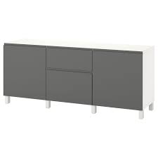 Buy ikea besta and get the best deals at the lowest prices on ebay! Besta Storage Combination With Drawers White Vasterviken Stubbarp Dark Grey Ikea