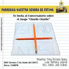 Sin embargo, cuando la brigada de . Padre Jose Palmar On Twitter Conversatorio Sobre El Juego Macabro De Charlie Charlie Http T Co Zzd8yax772 Twitter