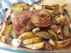 Cuisse De Dinde Marinee Rotie Avec Pommes De Terre Echalotes Et Ail Cuisse De Dinde Dinde Recettes De Cuisine