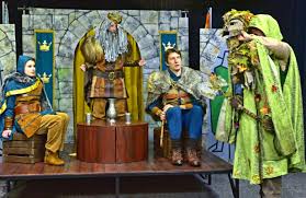 In camelot, the castle was in the midst of christmas celebration, when a lone knight rode into king arthur's court. The Green Knight