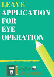 How to start a cover letter. Leave Application For Eye Operation With Samples Leaveapplication