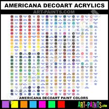 38 Credible Americana Color Chart