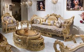 طقم كنب كلاسيكي مجلس كلاسيكي أسورتي