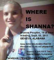 LostNMissing, Inc: Shanna Peoples 19 AT-RISK MISSING
