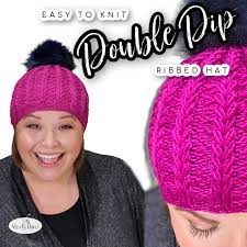 Many may avoid this knitting pattern for the cables look somewhat complicated, but you must try them. Double Dip Knit Ribbed Hat Marly Bird