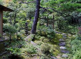 This Tea Garden Leads To The Tea House Of Shoko Ken On The Grounds Of Koto In Daitokuji Kyoto Japan Japanese Garden Garden Elements Zen Rock Garden