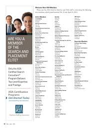 Find the perfect building to live in by filtering to your preferences. Asa Staffing Success May June 2014 Page 49