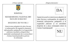 Românii sunt chemați la vot să răspundă cu „da sau „nu la cele două întrebări stabilite pentru referendum. È™tiaÈ›i CÄƒ E Nevoie Doar De PaÈ™aport Ambassade De Roumanie A Tunis Ambasada Romaniei La Tunis Facebook