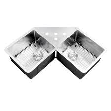 Undermounts allow up to half a square foot more of usable counter space. Gravena Corner 43 75 L X 23 W Double Basin Undermount Kitchen Sink Double Basin Undermount Kitchen Sinks Sink