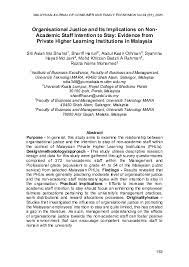 Based on 2020, sjr is 0.124. Pdf Organisational Justice And Its Implications On Non Academic Staff Intention To Stay Evidence From Private Higher Learning Institutions In Malaysia Shariff Harun Academia Edu