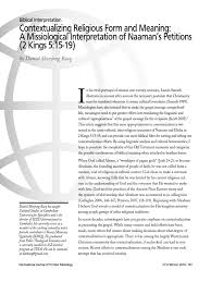 To consider something or to help other people consider something in its context (= the situation…. Contextualizing Form And Meaning Pdf Repentance Religious Conversion