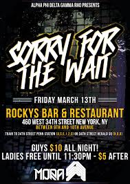 Sorry For The Wait! Presented by APD Gamma Rho