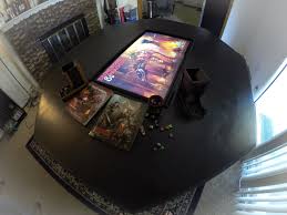 Custom Gaming Table By Jordan Barnett Table Games Rpg Table Game Room