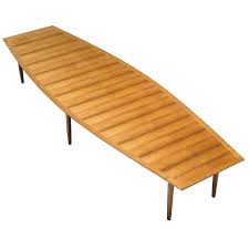 Florence Knoll For Knoll Boat Shaped Table From A Unique Collection Of Antique And Modern Dining R Florence Knoll Vintage Dining Room Table Dining Room Table