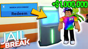 There have no codes right now. All Working Atm Codes For Roblox Jailbreak March 2019 Youtube