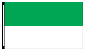 Orange white green flag horizontal. 5 X 8 Green White 2 Stripe Horizontal Flag Dfh2gw5x8
