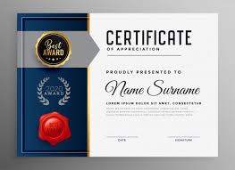 Template sertifikat modern 2 pdf. Professional Company Certificate Of Appreciation Template Free Vector Appreciation Certificat Certificate Templates Free Certificate Templates Certificate