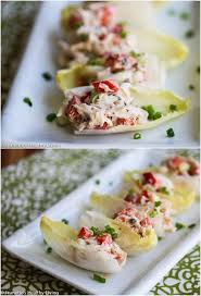 Endive Stuffed With Old Bay Crab Salad Recipe Healthy Appetizer Recipes Healthy Appetizers Crab Salad