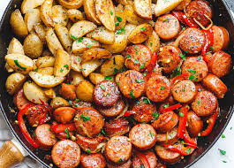 Let's bust out the beef and learn how to make summer sausage! Smoked Sausage And Potato Skillet Recipe Smoked Sausage Recipe Eatwell101