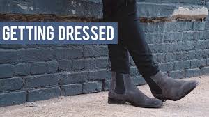 Chelsea boots became popular again in 1950s chelsea boots for men can make an outfit look grunge or polished, depending on how you style them. Men S Chelsea Boot Outfit Inspiration Getting Dressed Outfits Step By Step 18 Youtube