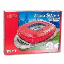 Viste du stade faites par fc geispolsheim. 5 Sur Puzzle 3d 119 Pieces Stade Allianz Arena Bayern Munich Megableu Puzzle 3d Achat Prix Fnac