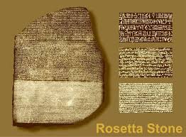 The Rosetta Stone Rosetta Stone Ancient Egyptian Hieroglyphics Stone