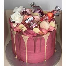 Female Rose Gold 18th Birthday Cakes For Girls Pink Gin Cake By Charlie Bakes 21st Birthday Cakes 25th Birthday Cakes 40th Birthday Cakes