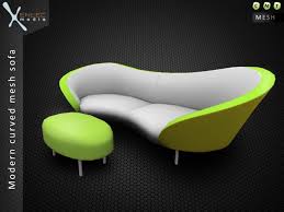 Shop with afterpay on eligible items. Second Life Marketplace Modern Curved Mesh Sofa Couch Entecmedia Full Permissions