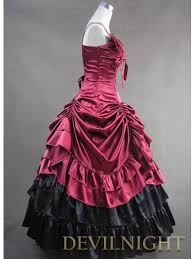 Maybe you would like to learn more about one of these? Luxuriant Black And Red Sleeveless Gothic Masquerade Victorian Dress Devilnight Co Uk