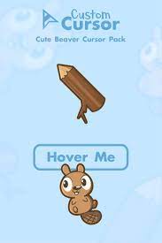 Cute Beaver Custom Cursor Beaver Cute Custom