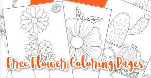 Flower coloring pages free pdf preschool coloring pages pdf at getcolorings free printable colorings pages to print and color. 14 Original Pretty Flower Coloring Pages To Print Kids Activities Blog