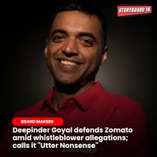 A viral Reddit post, allegedly from a current Zomato employee, accused the  food delivery giant of internal dysfunction — citing declining market  share, a toxic atmosphere and a leadership team chasing short-term