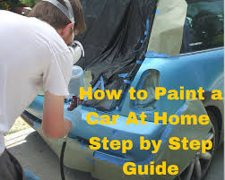 How To Spray Paint A Car At Home Like A Pro Sprayertalk Car Painting Car Shop Car Spray Paint