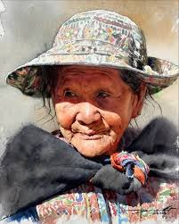 Watercolor Portrait by Artist J.hunsung, South Korea