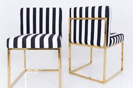 007 Dining Chair In Black And White Stripes Striped Dining Chairs Black And White Dining Room White Dining Room