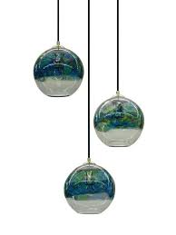 Kitchen Island Pendant Coastal Ocean Ceiling Light Hand Etsy Blown Glass Pendant Light Blown Glass Pendant Blown Glass Chandelier