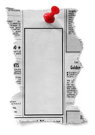 Newspaper classified ads ...