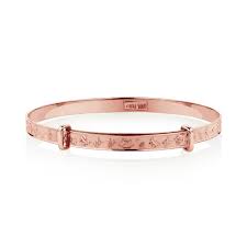 Maybe you would like to learn more about one of these? Expandable Baby Bangle In 10ct Rose Gold