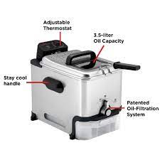 T-fal 3.5L Deep Fryer with Basket, 1700W, Oil Filtration, Temp Control,  Digital Timer, Dishwasher Safe Parts : Amazon.ca: Home