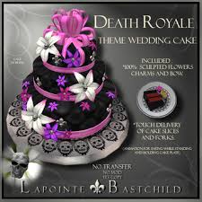 Please contact me for any design requirements. Second Life Marketplace Wedding Cake Death Royale Pink Skulls