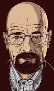 Walter White Vector Portrait Illustration Creative Artwork Portrait Illustration