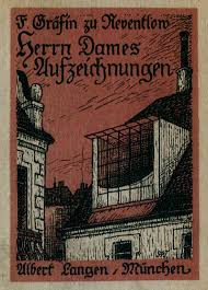 The Project Gutenberg eBook of Herrn Dames Aufzeichnungen, by F. Gräfin zu  Reventlow.