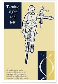 Image result for cyclist turning right at a junction