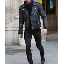 Mane Black Motorcycle Fashion Leather Jacket Men Biker Style Fashion Jacket Leather Jacket Leather Jacket Style Leather Jacket Men