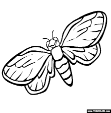 Show your kids a fun way to learn the abcs with alphabet printables they can color. Cicada Coloring Page Free Cicada Online Coloring