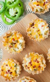 Baked Jalapeno Popper Phyllo Cups Peas And Crayons Recipe New Year S Eve Appetizers Easy Appetizer Recipes Appetizer Recipes